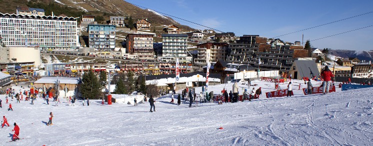 Vue des pistes